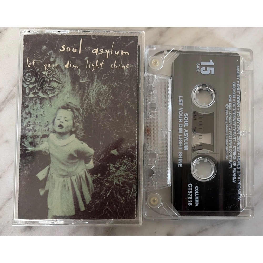 SOUL ASYLUM Let Your Dim Light Shine Cassette 90s Vintage Alternative Rock Tape